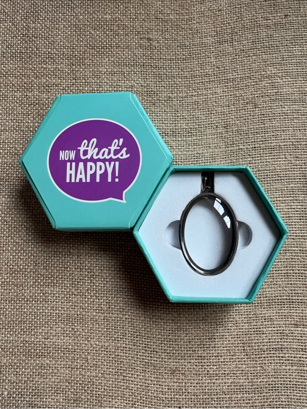 Origami Owl silver looking glass locket